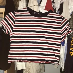 Brandy Melville stripe crop